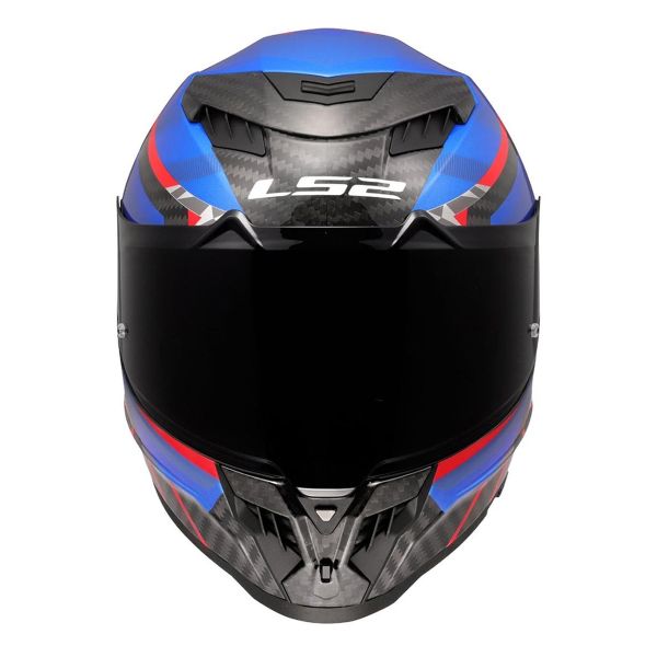 LS2 Dragon Trax Blue Red FF807