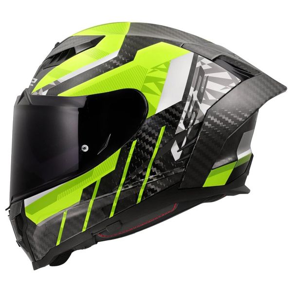 LS2 Dragon Trax Hi-Vis Yellow FF807