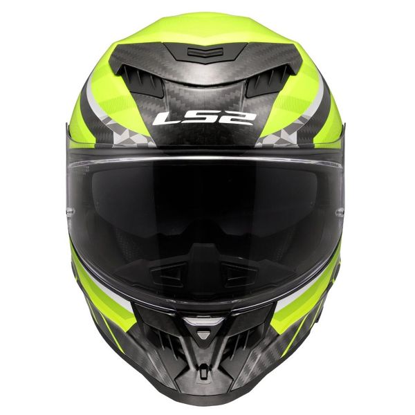 LS2 Dragon Trax Hi-Vis Yellow FF807