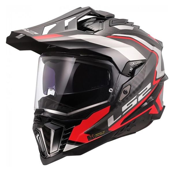 Full Face LS2 Explorer Carbon Frontier II Red MX701 Full Face LS2 Explorer Carbon Frontier II Red MX701