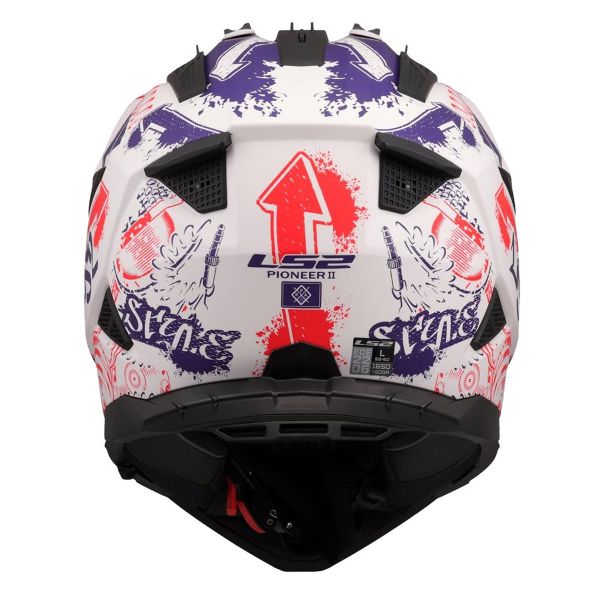 LS2 Pioneer II Fantasy White Red Blue MX702