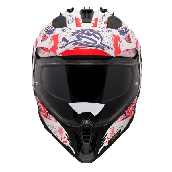 LS2 Pioneer II Fantasy White Red Blue MX702