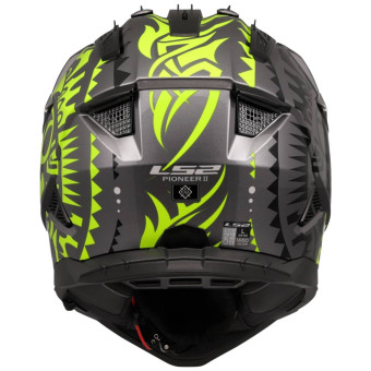 LS2 Pioneer II Rangi Hi-Vis Yellow MX702