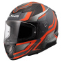 Casque Full Face LS2 Rapid II Flitz Orange Grey FF353