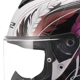 LS2 Rapid III Boho White Black Pink FF820