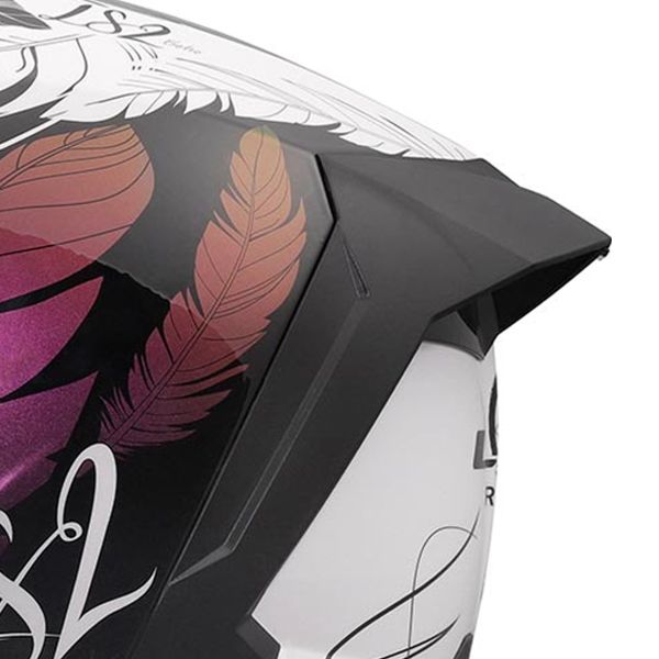 LS2 Rapid III Boho White Black Pink FF820