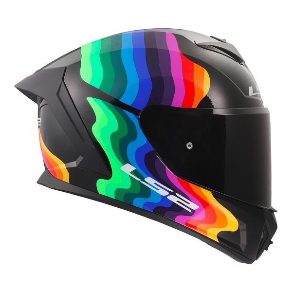 LS2 Rapid III Flow Black Multi FF820