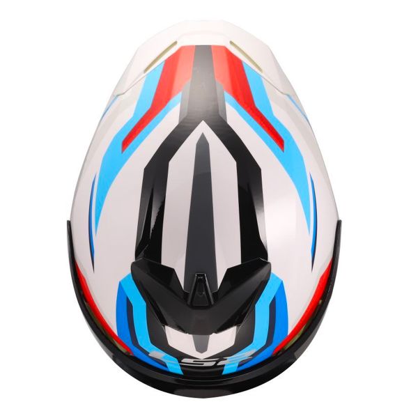 LS2 Rapid III Hyper White Blue Red FF820