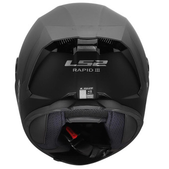 LS2 Rapid III Solid Matt Black FF820