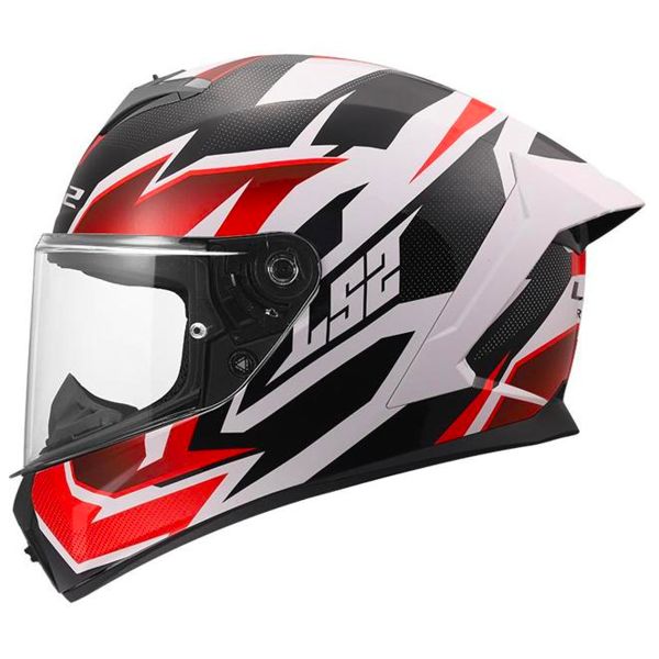 Full Face LS2 Rapid III Xtrem White Black Red FF820