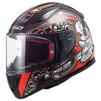 Kids LS2 Rapid Mini Voodoo Black Red FF353