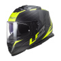 Casque Full Face LS2 Storm II Nerve Matt Black H-V Yellow FF800
