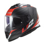 Casque Full Face LS2 Storm II Nerve Matt Black Red FF800