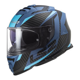 Casque Full Face LS2 Storm II Racer Matt Blue FF800 Casque Full Face LS2 Storm II Racer Matt Blue FF800