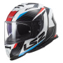 Casque Full Face LS2 Storm II Racer Red Blue FF800
