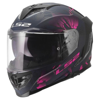 Casque Full Face LS2 Storm III Burst Black Pink FF818