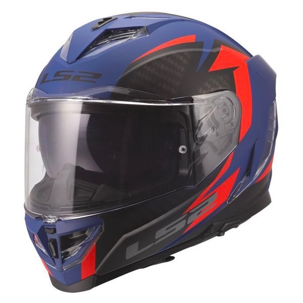 Full Face LS2 Storm III Dynamo Blue Red FF818
