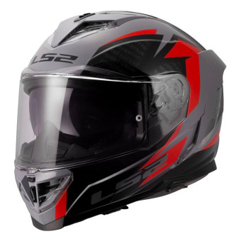 Casque Full Face LS2 Storm III Dynamo Grey Red FF818