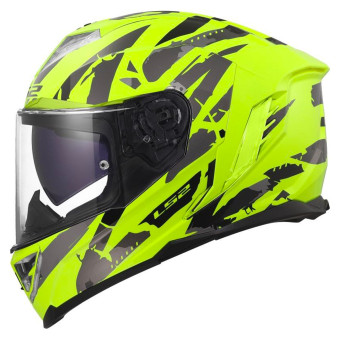 Casque Full Face LS2 Storm III Kaos H-V Yellow FF818