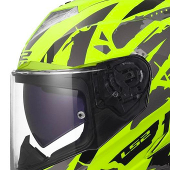 LS2 Storm III Kaos H-V Yellow FF818