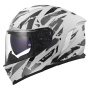 Casque Full Face LS2 Storm III Kaos White Grey FF818