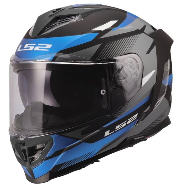 Full Face LS2 Storm III Komai Black Blue FF818