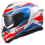 Casque Full Face LS2 Storm III Komai White Blue Red FF818