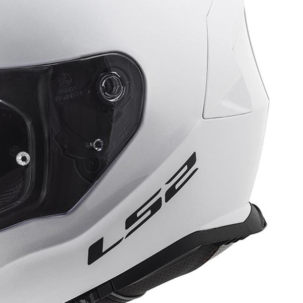 LS2 Storm III Solid White Gloss FF818