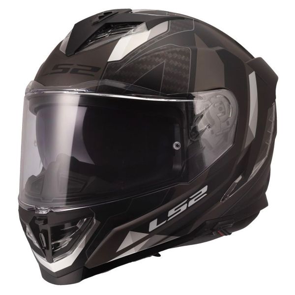 Full Face LS2 Storm III Sporty Black Grey FF818