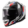 Casque Full Face LS2 Storm III Sporty White Blue Red FF818