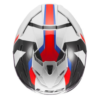 LS2 Storm III Sporty White Blue Red FF818