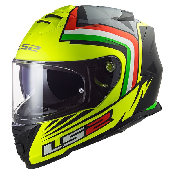 Full Face LS2 Storm Nepa Replica H-V Yellow Black FF800