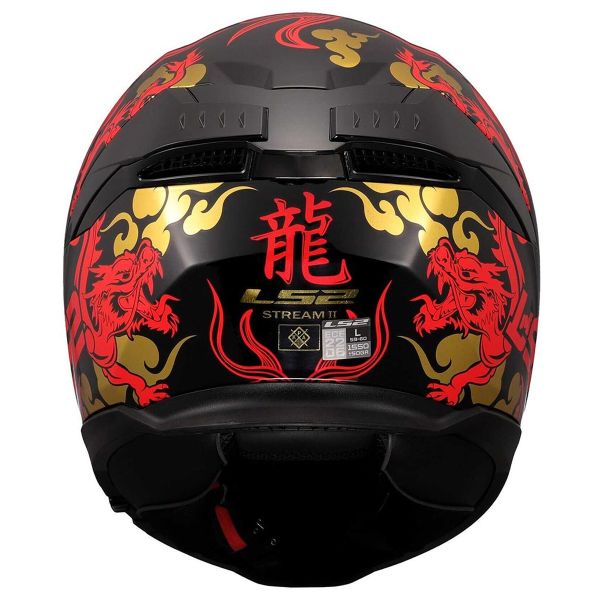 LS2 Stream II Drako Black Red FF808