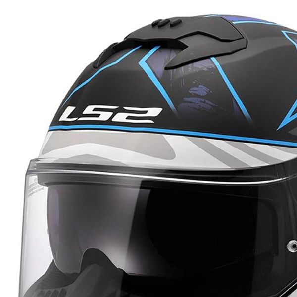 LS2 Stream II Galdam Black Blue FF808