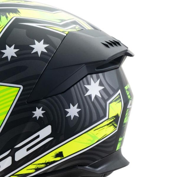 LS2 Stream II Galdam Black H-Vis Yellow FF808