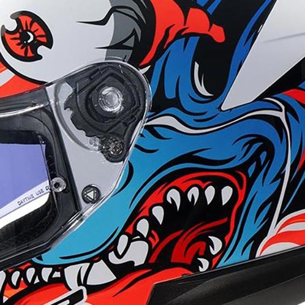 LS2 Stream II Inferno White Blue FF808