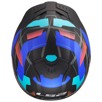 LS2 Stream II Mika Black Blue FF808