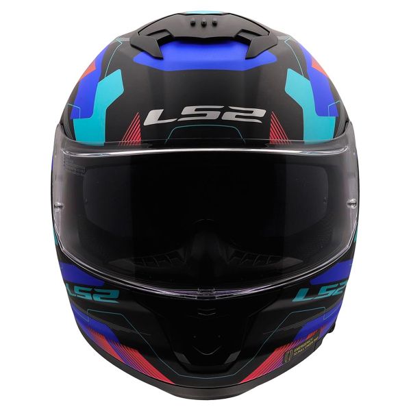 LS2 Stream II Mika Black Blue FF808
