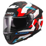 Casque Full Face LS2 Stream II Mika White Blue Red FF808