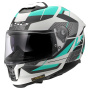 Casque Full Face LS2 Stream II Road Cyan Light Grey FF808