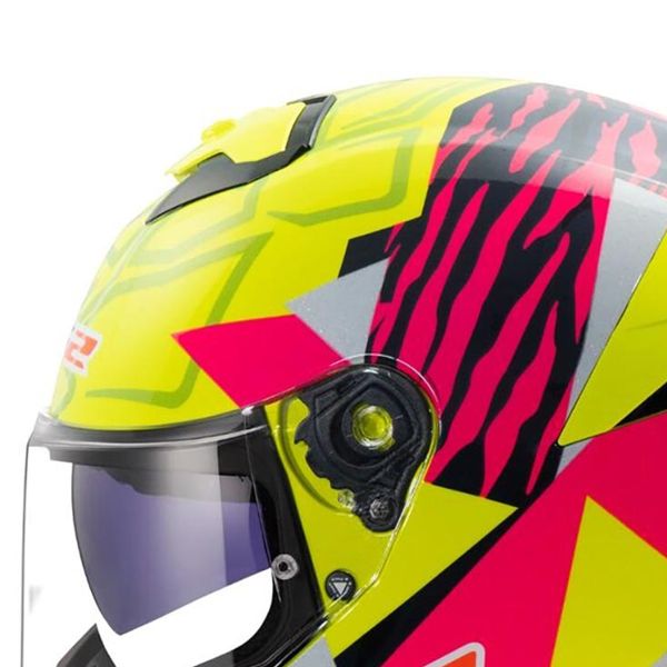 LS2 Stream II Tiger H-Vis Yellow Pink FF808