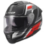 Casque Full Face LS2 Stream II Vintage Black Grey Red FF808