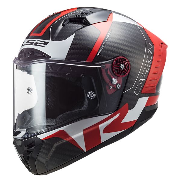 Full Face LS2 Thunder Carbon Racing 1 Red White FF805