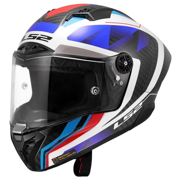 Full Face LS2 Thunder GP Aero Raute Blue Red FF805 Full Face LS2 Thunder GP Aero Raute Blue Red FF805