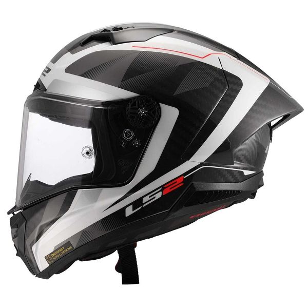 LS2 Thunder GP Aero Raute White Grey FF805