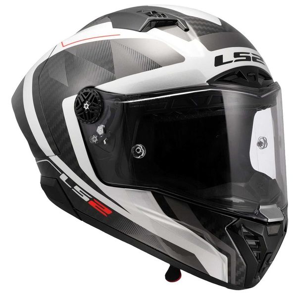 LS2 Thunder GP Aero Raute White Grey FF805