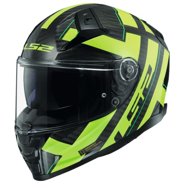 Full Face LS2 Vector II C Strong Yellow FF811