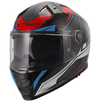 Casque Full Face LS2 Vector II Savage White Blue Red FF811