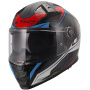 Casque Full Face LS2 Vector II Savage White Blue Red FF811