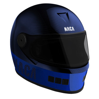 Casque Full Face Naca Le Castellet Blue Carbon Casque Full Face Naca Le Castellet Blue Carbon